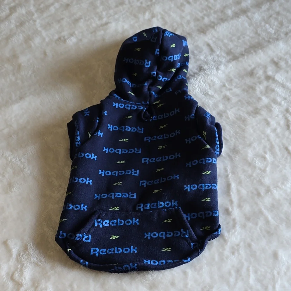 Reebok‎ Blue Hooded Dog Sweater